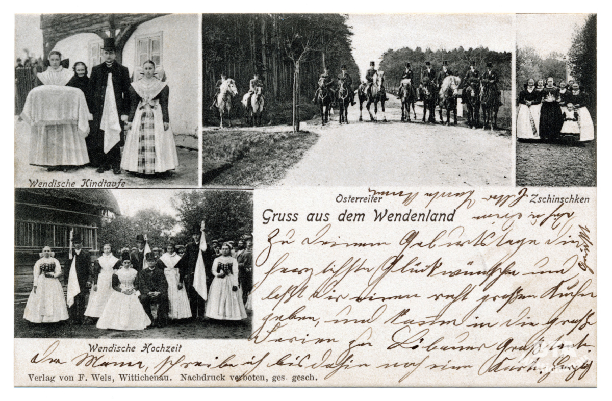 Historische Postkarten › Stadt Wittichenau